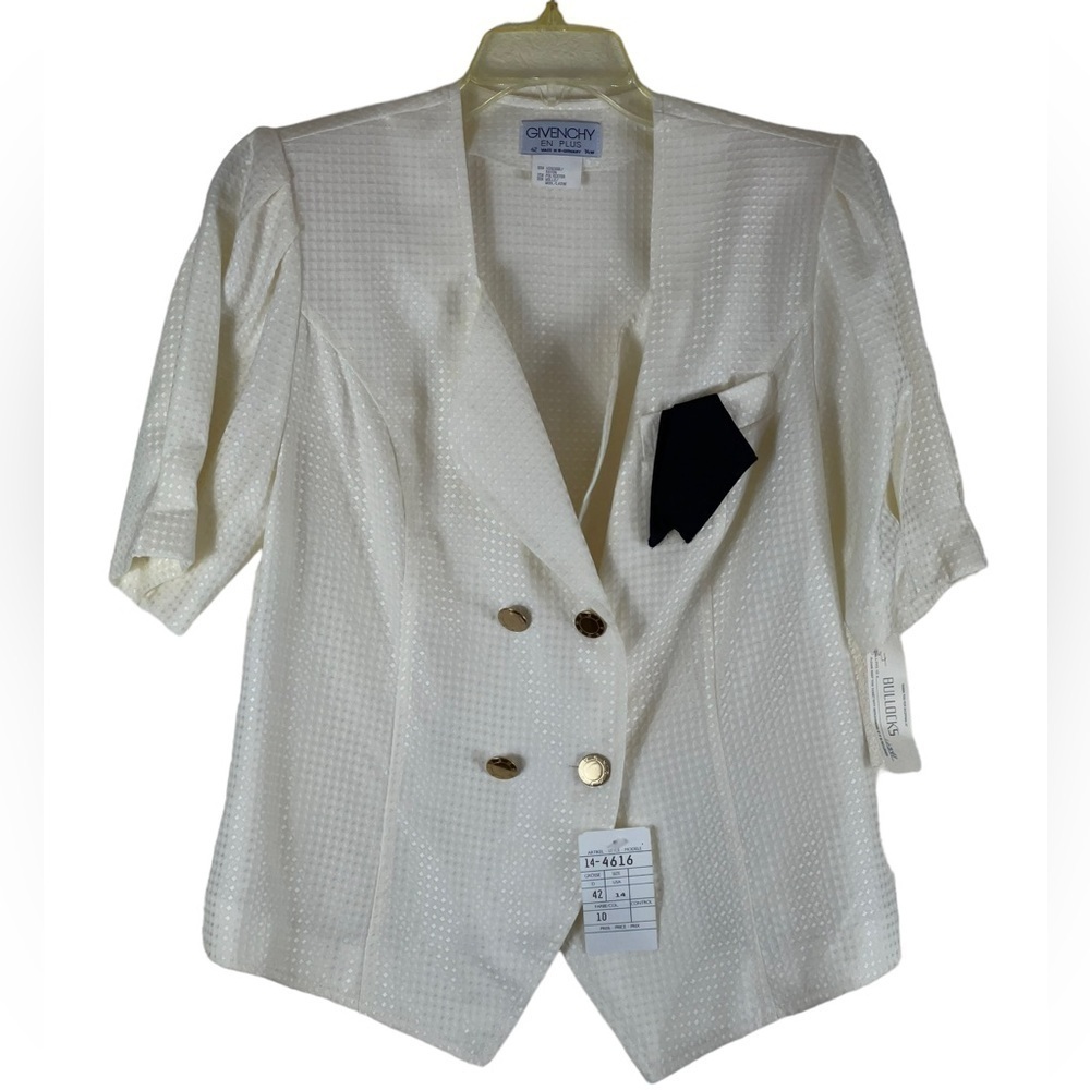 NWT Givenchy new/old stock wool blend blazer. Size 14/42. - Picture 3 of 8